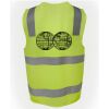 JB's Hi Vis (D+N) Zip Safety Vest Thumbnail