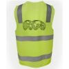 JB's Hi Vis (D+N) Zip Safety Vest Thumbnail