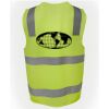 JB's Hi Vis (D+N) Zip Safety Vest Thumbnail