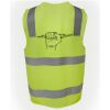 JB's Hi Vis (D+N) Zip Safety Vest Thumbnail