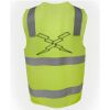 JB's Hi Vis (D+N) Zip Safety Vest Thumbnail