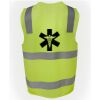 JB's Hi Vis (D+N) Zip Safety Vest Thumbnail