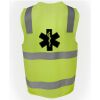 JB's Hi Vis (D+N) Zip Safety Vest Thumbnail