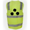JB's Hi Vis (D+N) Zip Safety Vest Thumbnail
