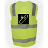 JB's Hi Vis (D+N) Zip Safety Vest Thumbnail