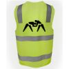 JB's Hi Vis (D+N) Zip Safety Vest Thumbnail
