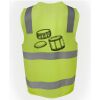 JB's Hi Vis (D+N) Zip Safety Vest Thumbnail