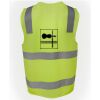 JB's Hi Vis (D+N) Zip Safety Vest Thumbnail