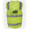 JB's Hi Vis (D+N) Zip Safety Vest Thumbnail