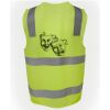 JB's Hi Vis (D+N) Zip Safety Vest Thumbnail