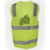 JB's Hi Vis (D+N) Zip Safety Vest Thumbnail