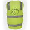 JB's Hi Vis (D+N) Zip Safety Vest Thumbnail