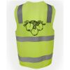 JB's Hi Vis (D+N) Zip Safety Vest Thumbnail