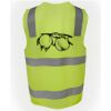 JB's Hi Vis (D+N) Zip Safety Vest Thumbnail