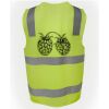 JB's Hi Vis (D+N) Zip Safety Vest Thumbnail