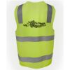 JB's Hi Vis (D+N) Zip Safety Vest Thumbnail
