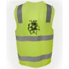 JB's Hi Vis (D+N) Zip Safety Vest Thumbnail