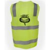 JB's Hi Vis (D+N) Zip Safety Vest Thumbnail