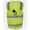 JB's Hi Vis (D+N) Zip Safety Vest Thumbnail
