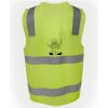 JB's Hi Vis (D+N) Zip Safety Vest Thumbnail