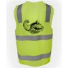 JB's Hi Vis (D+N) Zip Safety Vest Thumbnail