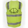 JB's Hi Vis (D+N) Zip Safety Vest Thumbnail