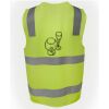 JB's Hi Vis (D+N) Zip Safety Vest Thumbnail