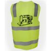 JB's Hi Vis (D+N) Zip Safety Vest Thumbnail