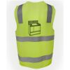 JB's Hi Vis (D+N) Zip Safety Vest Thumbnail