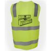 JB's Hi Vis (D+N) Zip Safety Vest Thumbnail