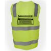 JB's Hi Vis (D+N) Zip Safety Vest Thumbnail