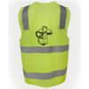 JB's Hi Vis (D+N) Zip Safety Vest Thumbnail