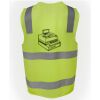 JB's Hi Vis (D+N) Zip Safety Vest Thumbnail