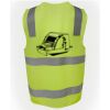 JB's Hi Vis (D+N) Zip Safety Vest Thumbnail