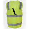 JB's Hi Vis (D+N) Zip Safety Vest Thumbnail