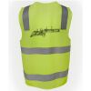 JB's Hi Vis (D+N) Zip Safety Vest Thumbnail