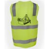 JB's Hi Vis (D+N) Zip Safety Vest Thumbnail