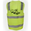 JB's Hi Vis (D+N) Zip Safety Vest Thumbnail