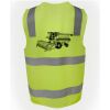 JB's Hi Vis (D+N) Zip Safety Vest Thumbnail