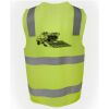 JB's Hi Vis (D+N) Zip Safety Vest Thumbnail