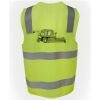 JB's Hi Vis (D+N) Zip Safety Vest Thumbnail