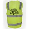 JB's Hi Vis (D+N) Zip Safety Vest Thumbnail