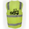JB's Hi Vis (D+N) Zip Safety Vest Thumbnail