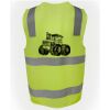 JB's Hi Vis (D+N) Zip Safety Vest Thumbnail