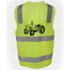 JB's Hi Vis (D+N) Zip Safety Vest Thumbnail