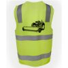 JB's Hi Vis (D+N) Zip Safety Vest Thumbnail