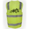 JB's Hi Vis (D+N) Zip Safety Vest Thumbnail