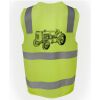 JB's Hi Vis (D+N) Zip Safety Vest Thumbnail