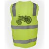 JB's Hi Vis (D+N) Zip Safety Vest Thumbnail