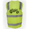 JB's Hi Vis (D+N) Zip Safety Vest Thumbnail